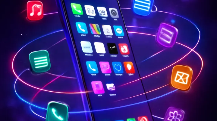 STARMAX88 COM - Sleek smartphone floating in space STARMAX88 COM Sleek smartphone floating in space